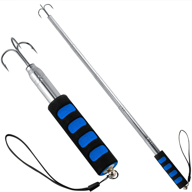 Fishing Hook Stainless Steel - Stainless Steel Telescopic Fishing Gaff Triple