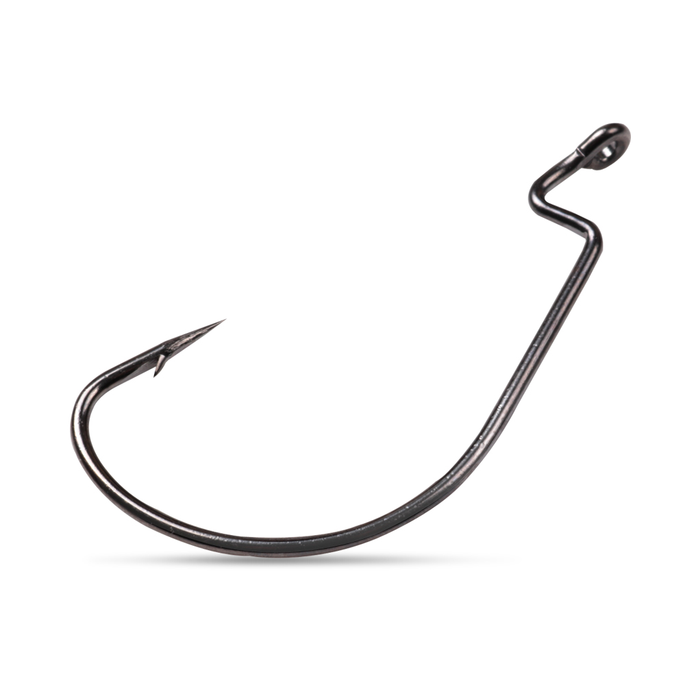 LUSHAZER 10pcs/lot Carbon Stee - огляд і ціна Fishing Hook Offset
