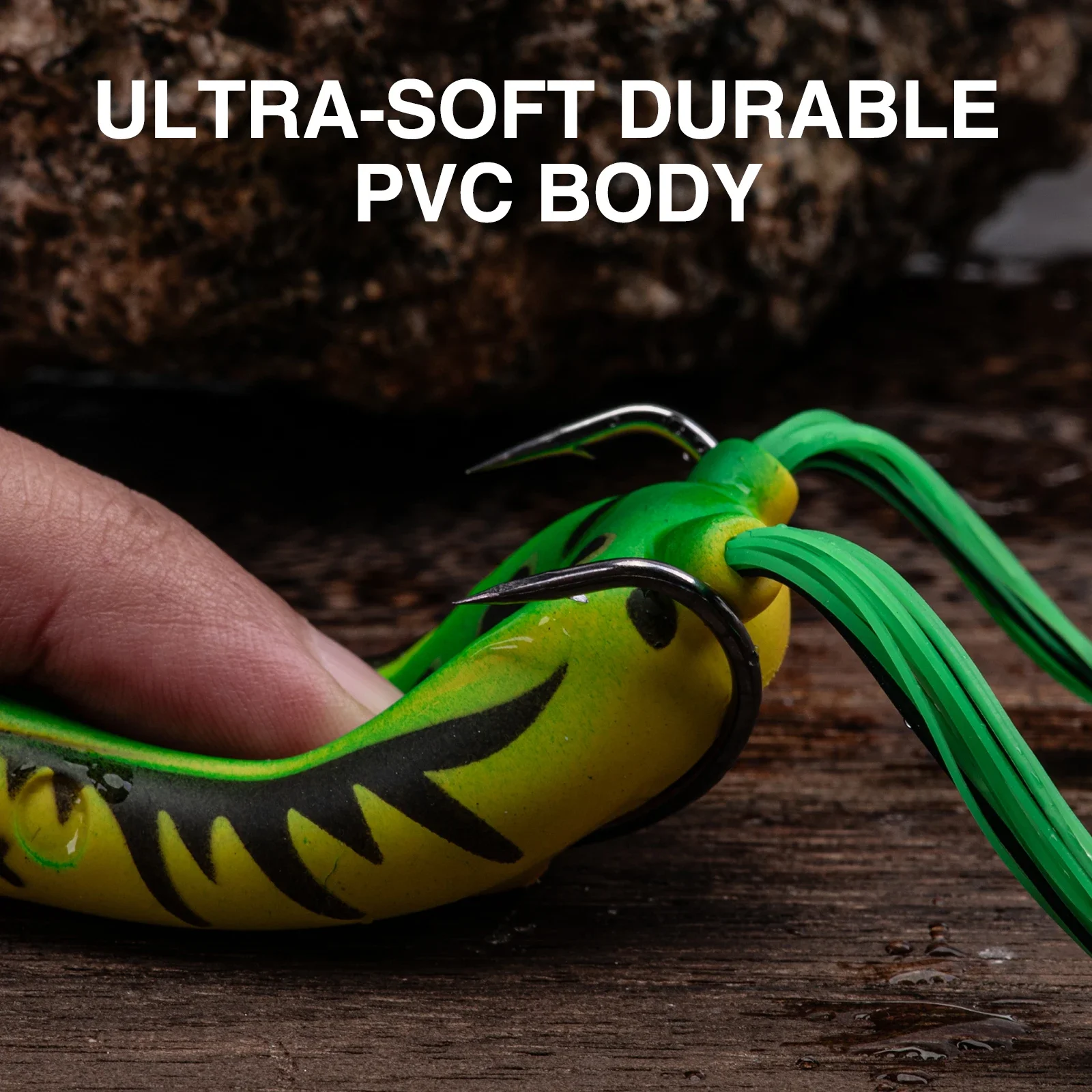 Goture Soft PVC Popper Frog Fi - огляд і ціна Fishing Hook Weedless