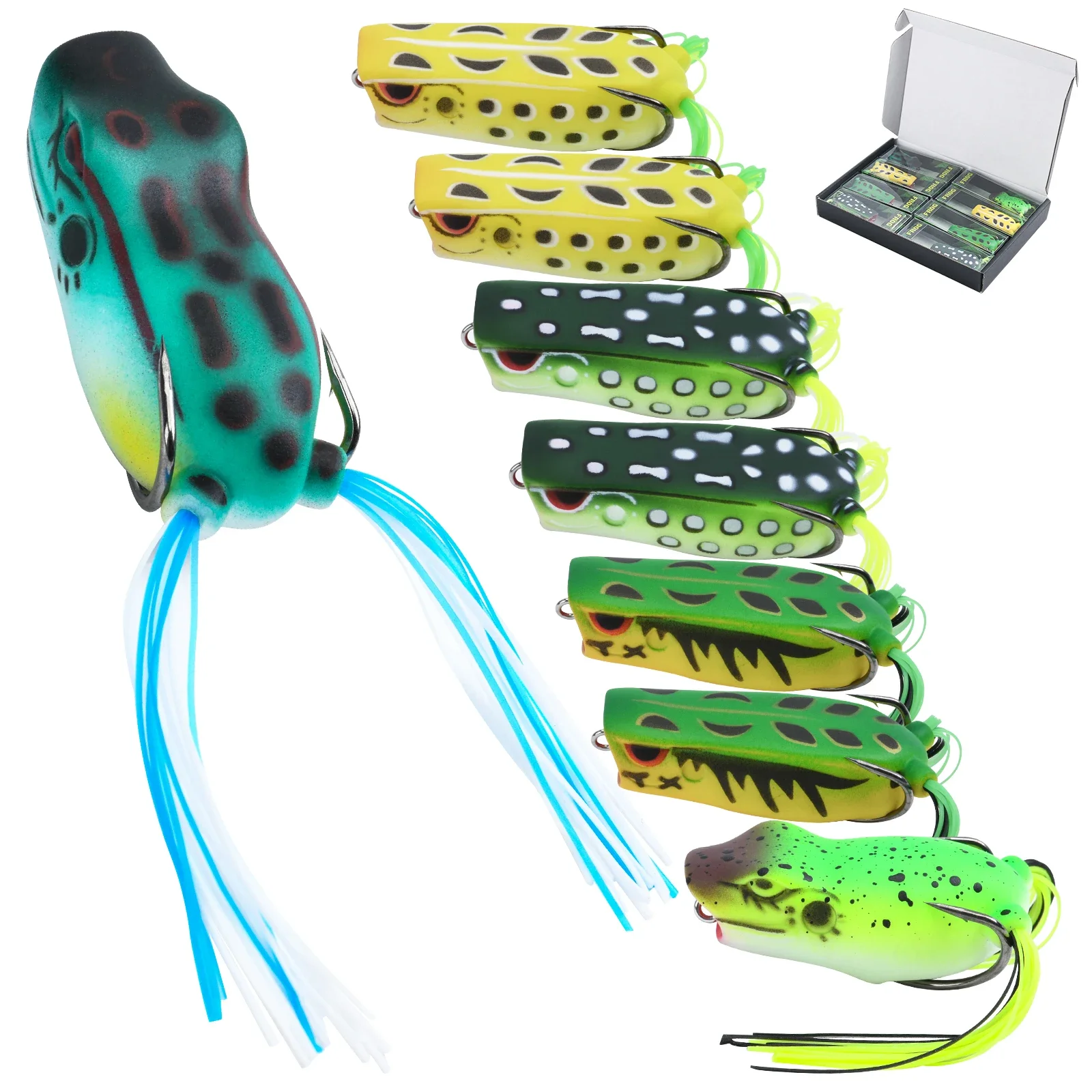 Goture Soft PVC Popper Frog Fi - огляд і ціна Fishing Hook Weedless