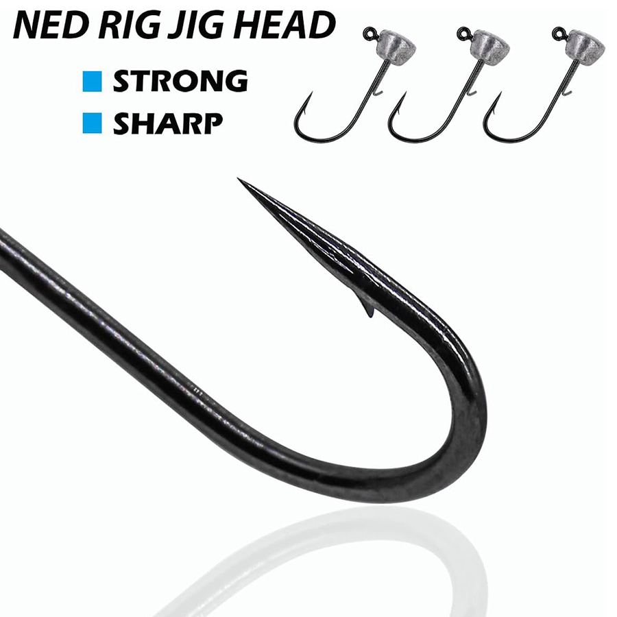 Mushroom Head Fishing Rigs Jig - огляд і ціна Fishing Hook Weedless