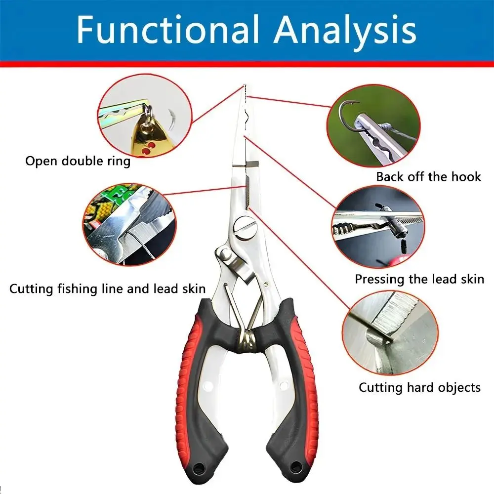 Stainless Steel Fishing Pliers - огляд і ціна Fishing Hook Sharpener